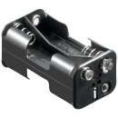 goobay - 4x AA (Mignon) Batteriehalter - Druckknopf