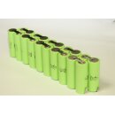 Akkupack - KR-7000F - Cadnica F - 24 Volt 7000mAh Ni-CD - 2x10 Zellen