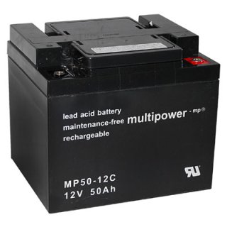 Multipower - MP50-12C - 12 Volt 50Ah Pb