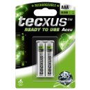 tecxus - AAA800RTU - Micro AAA - 1,2 Volt 800mAh Ni-MH...