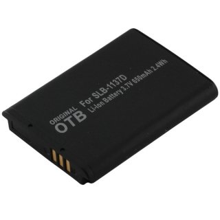 OTB - Ersatzakku kompatibel zu Samsung SLB-1137D - 3,7 Volt 650mAh Li-Ion - EOL