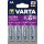 Varta - Professional - AA Mignon - 1,5 Volt 2900mAh Lithium Batterie - 4er-Blister