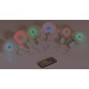 LED Christbaumkugeln mit Fernbedienung 6 Kugeln + 1 Fernbedienung, RGB
