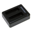 Ersatzladegerät - GoPro Hero 4 AHDBT-401 USB Dual Ladegerät AHDBT-401 inkl. Mini-USB Kabel