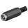 DC-Kupplung mit Knickschutz<br>Durchmesser 2,5 mm