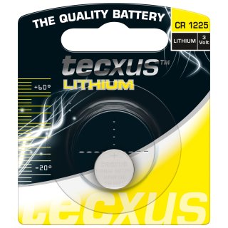 tecxus - CR 1225 / CR1225 - 3 Volt Lithium - EOL