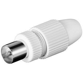 goobay - Koax-Quick-Stecker mit Klemmbefestigung