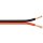 Lautsprecherkabel rot/schwarz CCA<br>100 m Spule, Querschnitt 2 x 2,5 mm²