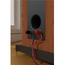 Lautsprecherkabel rot/schwarz, 10 m Rolle, Querschnitt 2 x 0,75 mm², CU