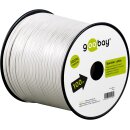 Lautsprecherkabel weiß CU - 100m Spule - Querschnitt 2x0,5mm²