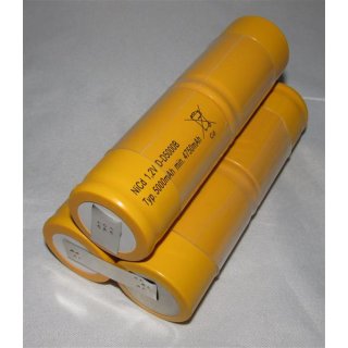 Akkupack für MB SUB Taucherlampe SL 507 / Treble-Light blackline 5.7c - 7,2 Volt zum Selbsteinbau