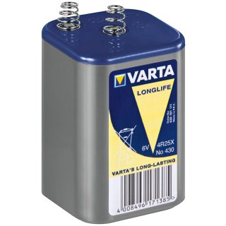 Batterie 4r25 bleue 6V carbone zinc Wemas