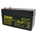 Long - WP1.2-12 - 12 Volt 1,2 Ah Pb