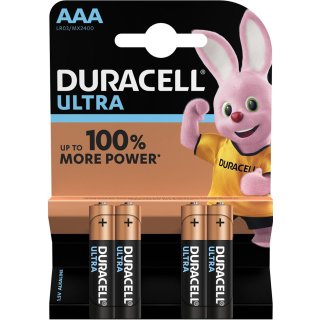 Duracell Ultra M3 - AAA, Micro, LR03, MN2400 - 4er Pack - EOL