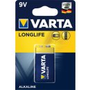 Varta - Longlife - 6AM6 / 9V-Block - 9 Volt AlMn - 1er...
