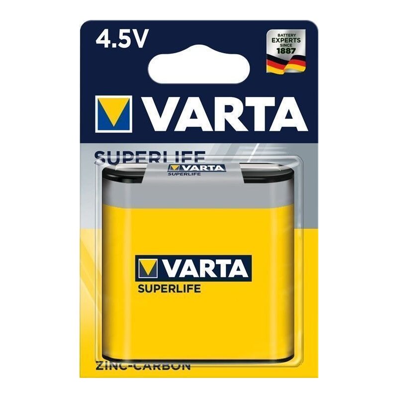 Varta - 3R12 Flat (2012) - 4,5 Volt 2000mAh Zinkchlorid Batterie