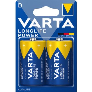 Varta - Longlife Power - LR20 / D (Mono) - 1,5 Volt AlMn - 2er Blister