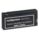 Multipower - MP1250 - 12 Volt 2000mAh Pb