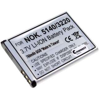 Ersatzakku - Nokia 3220 / 5140 / 6020 / N80 / N90 - 3,7 Volt 650mAh Li-Ion