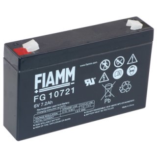 Fiamm - FG10721 - 6 Volt 7,2Ah Pb