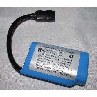 Akkureparatur - Zellentausch - Stirnleuchte / Kopflampe SILVA Battery 2S1P - 7,4 Volt Li-Ion Akku