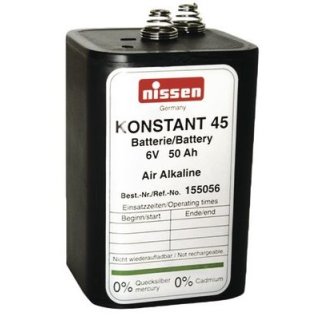 nissen - Konstant 45 - 6 Volt 50Ah Luftsauerstoff-Batterie - 4R25