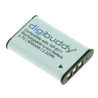 digibuddy - Ersatzakku kompatibel zu Sony NP-BY1 - 3,7 Volt 600mAh Li-Ion