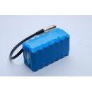 Ersatzakku - 7S3P für Golfcaddy AGENT GOLF - 25,2 Volt Li-Ion - Anschlussfertig mit XLR-Stecker (1=+ / 2=-) und Kabel ca. 30cm