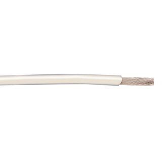 AlphaWire - 3050 WH001 - LITZE, UL1007, 24AWG, weiß, 1m