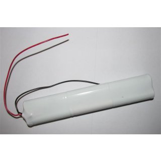 Akkupack für Notbeleuchtung - L2x3 - 7,2 Volt 1500mAh Ni-MH - Hochtemperatur