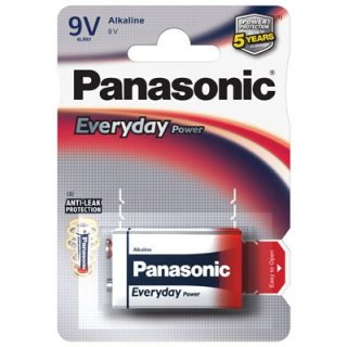 Panasonic - Everyday Power - 9V-Block - 9 Volt AlMn