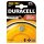 Duracell - D362 / 361 / V362 / 361 / SR58 - 1,55 Volt 24mAh AgO