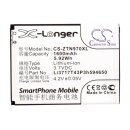 Ersatzakku - CS-ZTN970XL - ZTE Blade 3 / Li3716T42P3h594650 - 3,7 Volt 1600mAh Li-Ion