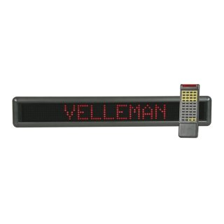 Velleman - MML16R - Rote Laufschrift