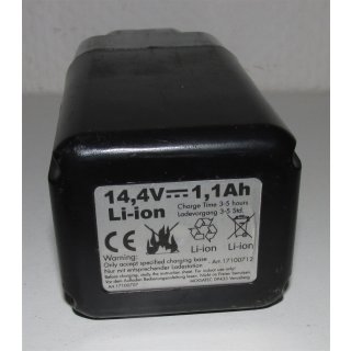 Akkureparatur - Zellentausch - mogatec 17100707 - 14,4 Volt Li-Ion Akku