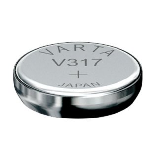 1x V317 Uhren-Batterie Knopfzelle SR62 SR516 VARTA Neu Silberoxid 