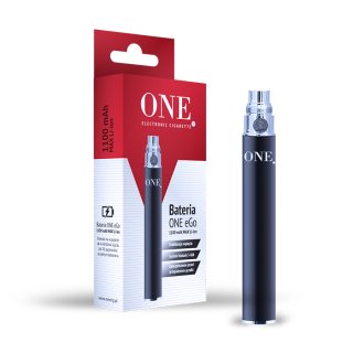 Ersatzakku E-Zigarette - ONE - 1100mAh Li-Ion - schwarz