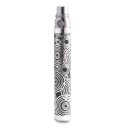 Ersatzakku E-Zigarette - FOOF eGo - 1100mAh - schwarz/silber