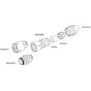 binder - Serie 720 - Snap-in Kabelstecker - Stiftkontakte 3-polig