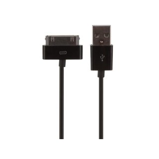Velleman - PCMP66B - AppleÂ® 30-polig (Stecker) auf USB A (Stecker) Kabel - schwarz - 1m