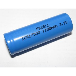 Liter - ICR17500 - 17500 - 3,7 Volt 1100mAh Li-Ion
