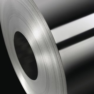 HILUMIN® - elektrolytisch vernickeltes Kaltband - Breite 8mm / Dicke 0,150mm / Länge 1 Meter