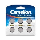 camelion - 6-tlg. Lithium Knopfzellen Set - 2x CR2016 /...