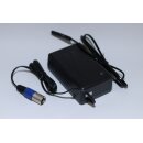 Ersatzladegerät für AZOR BIKE / EN 15194 / Panasconic Li-Ion BATTERY / 7S6P 340Wh / 1226-0181 - 25,2 Volt Li-Ion Akku - 29,4 Volt 2A Li-Ion mit XLR-Buchse [1=+ / 2=-]