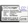 Ersatzakku - CS-HYC420BL - Honeywell Captuvo SL22 / 55-003233-01 / BAT-MOB00 - 3,7 Volt 1250mAh Li-Ion