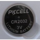 PKCELL - CR2032 - 3 Volt 230mAh Lithium - lose