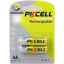 PKCELL - rechargeable battery - Mignon AA - 2000mAh 1,2 Volt Ni-MH 2er Pack