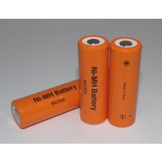 Panasonic - BK250A / BK-250A - A - 1,2 Volt 2500mAh Ni-MH - Tieftemperatur