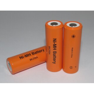 Panasonic - BK250A / BK-250A - A - 1,2 Volt 2500mAh Ni-MH