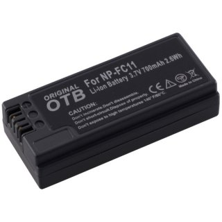 OTB - Ersatzakku kompatibel zu Sony NP-FC11 - 3,7 Volt 700mAh Li-Ion